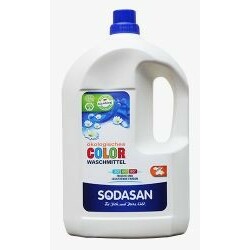 Sodasan.Жидкое средство  Color sensitive для стирки детского белья,цветных тканей 4 л (5356)