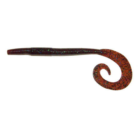 Big Bite Baitst. Силікон Kriet tail worm 6" Red Bug(1838.02.22)