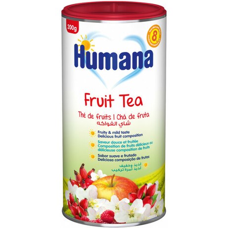 Humana «Фруктовый чай», 200 г. с 8 мес. (4031244731005)