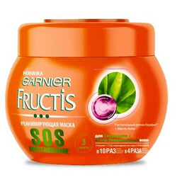 Fructis . Маска для волос Garnier Гудбай секущ кончики 300мл (3600541286733)