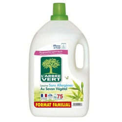 L`Arbre Vert. Средство для стирки Растительное мыло 5л (3450601014697)