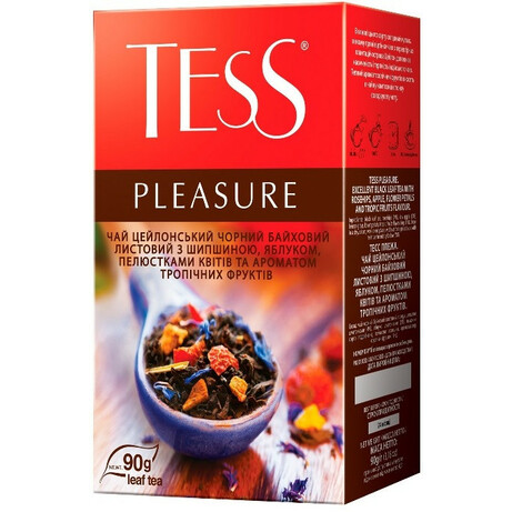 Tess. Чай черный Tess Pleasure 90 г(4820022866745)