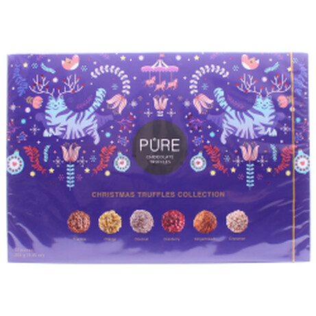 Pure Chocolate. Конфеты трюфель рождественская коллекция  265 г (4751011196188)