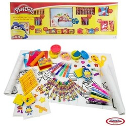 Play-Doh КС. Набор для творчества PLAY-DOH - МЕГАМЕТР (маркеры, восковые карандаши, масса для лепки,