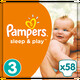 Pampers. Підгузники Pampers Sleep & Play Розмір 3(Midi) 5-9 кг, 58 шт(224211)