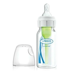 Dr. Brown's. Детская бутылочка для кормления с узким горлышком Options+, 120 мл, 1 шт. в упаковке (S