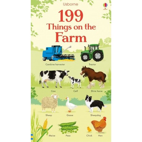 Usborne. Повчальна книга 199 речей на фермі(англ. мова) (9781474936910)