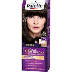 Palette. Фарба для волосся 3-0(N2) Червоно-коричневий 110 мл(3838905551566)