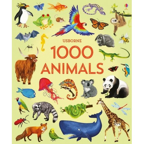 Usborne. Обучающая книга 1000 животных (англ. язык) (9781474951340)