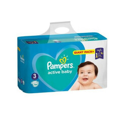 Pampers. Подгузники Pampers active baby 3 (6-10кг), 104 шт. (8001090950215)