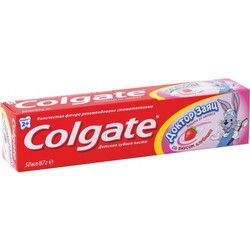 Colgate. Зубная паста Доктор Заяц со вкусом клубники, 50 мл (005374)