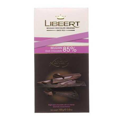 Libeert. Шоколад черный 85% какао 100 гр( 5411901945607)