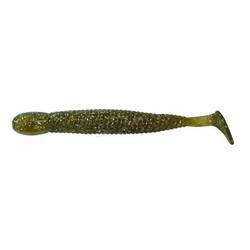 Big Bite Baitst. Силікон Paddle Tail Grub 1.75" Gold Avocado(1838.01.54)