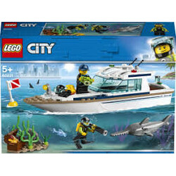 Lego. Конструктор City Яхта для дайвінгу 60221(5702016375992)