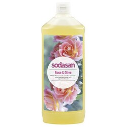 Sodasan.Органическое детское жидкое мыло Rose-Olive 1 л (4019886076166)