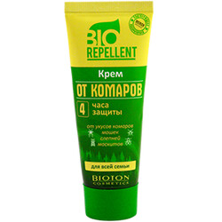 Bio Repellent. Крем от комаров для всей семьи 4 часа защиты  75 мл (148083)