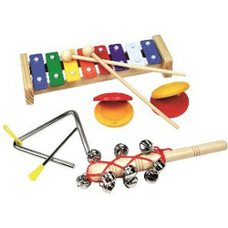 Bino. Игрушечный набор музыкальных инструментов  4 предмета (86590)