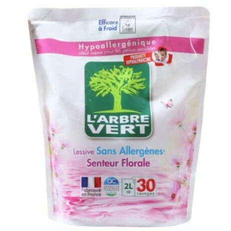 L`Arbre Vert. Средство для стирки Аромат цветов зап 2л (3450601013799)