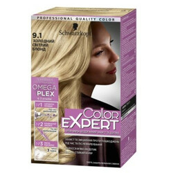 Schwarzkopf. Color Expert Краска для волос 9-1 Холодный светлый Блонд 166,8 мл 1 шт  (4015100212006)