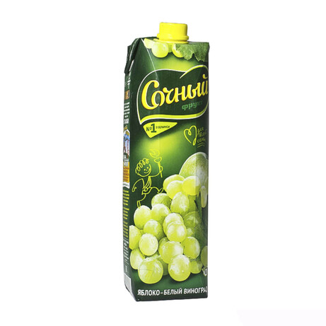 Сочный. Нектар Яблоко-Белый виноград 1л(4813538006484)