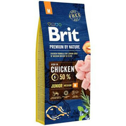 Brit. Сухой корм для щенков и молодых собак средних пород (весом от 10 до 25 кг) Brit Premium Junior