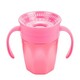 Dr. Brown's. Чашка 360° с ручками, 200 мл, цвет розовый (TC71003-INTL)
