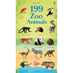 Usborne. Повчальна книга 199 тварин із зоопарку(англ. мова) (9781474936927)