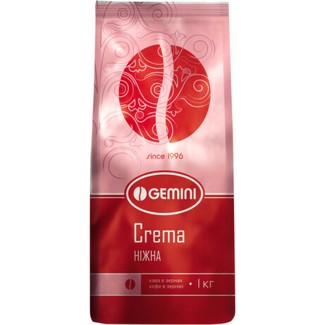 Gemini. Кофе зерновой Gemini Сrema 1 кг (4820156430966)