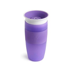 Munchkin. Чашка-непроливайка Miracle 360° Sippy 414 мл, фиолетовая (2900990764044)