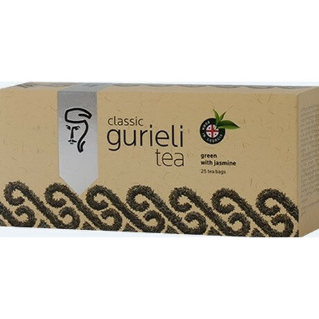 Prince Gurieli. Чай зелений Gurieli Classic з ароматом жасмину 25*2г-уп(94860009810371)