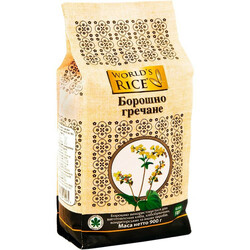 World's rice. Мука World's rice гречневая 900 г (4820009102965)