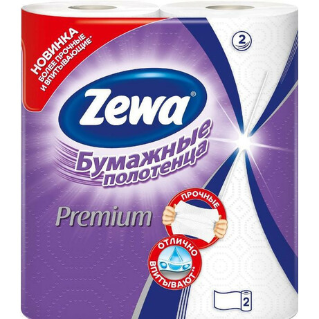 Zewa. Паперові рушники Zewa Premium 2 шари 2 рулони(661705)