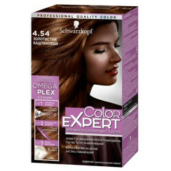 Schwarzkopf. Color Expert Краска для волос 4-54 Золотистый Каштановый 166,8 мл 1 шт  (4015100197617)