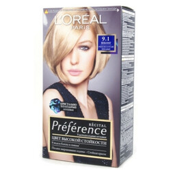 L`Oreal. Краска для волос  RECITAL Preference тон 9.1 1шт (3600520248837)
