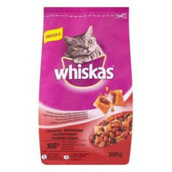 Whiskas. Корм с говядиной для взрослых котов 300г (5900951014031)