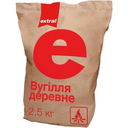 Extra! Уголь древесный 2,5кг (4824034026708)