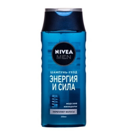 Nivea. Шампунь для чоловіків Енергія і сила 250мл(4005808256105)