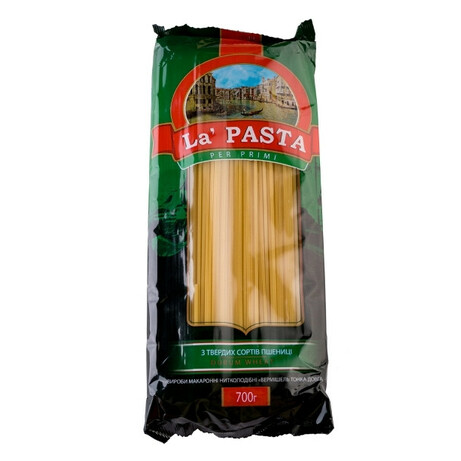 La Pasta. Макаронні вироби La Pasta Спагетти 700 г(4820101713847)