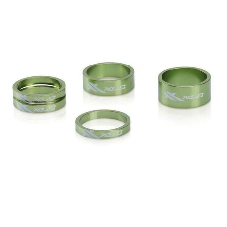 XLC. Проставочные кольца, AS-A02, 1 1-8", зеленые,(4032191955711)