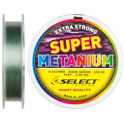 Select. Волосінь Metanium 0,165 мм 2,9 кг темно-зелена 150 м(1870.30.03)