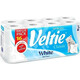 Veltie. Туалетная бумага Veltie, 16 рулонов 2-х слойная, белая, 144 отрыва (997227)