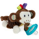 Nuby. М'яка іграшка Мавпочка, з утримувачем для пустушки(2000127071707)