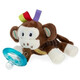 Nuby. М'яка іграшка Мавпочка, з утримувачем для пустушки(2000127071707)