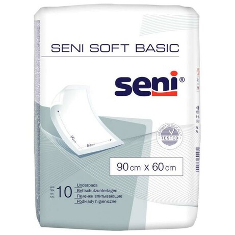 Пелюшки Seni Soft Basic(90X60 см), 10 шт(5900516692469)