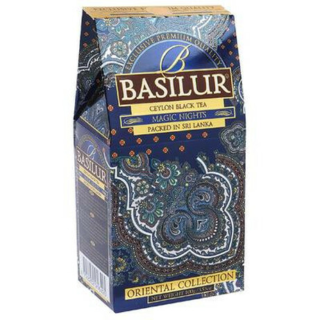 Basilur. Чай черный Basilur Волшебные ночи цейлонский карт 100г (4792252916425)