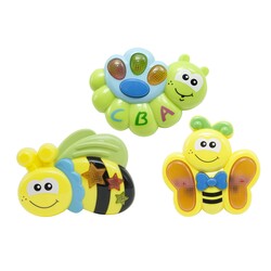 Baby Team. Іграшка музичний "Метелик-Бджола-Гусениця", 4мес(8624)