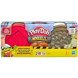 Play-Doh. Игровой набор с пластилином Hasbro Wheels Кирпич и Камень (5010993554669)