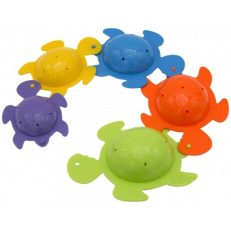 Baby Team. Набір іграшок для ванни "Веселі черепашки", 5шт, 12мес(8855)