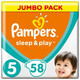 Pampers. Підгузники Pampers Sleep & Play Розмір 5(Junior) 11-16 кг, 58 шт(203582)