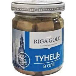 Riga Gold. Тунец в масле 85 гр  (4751001584285)